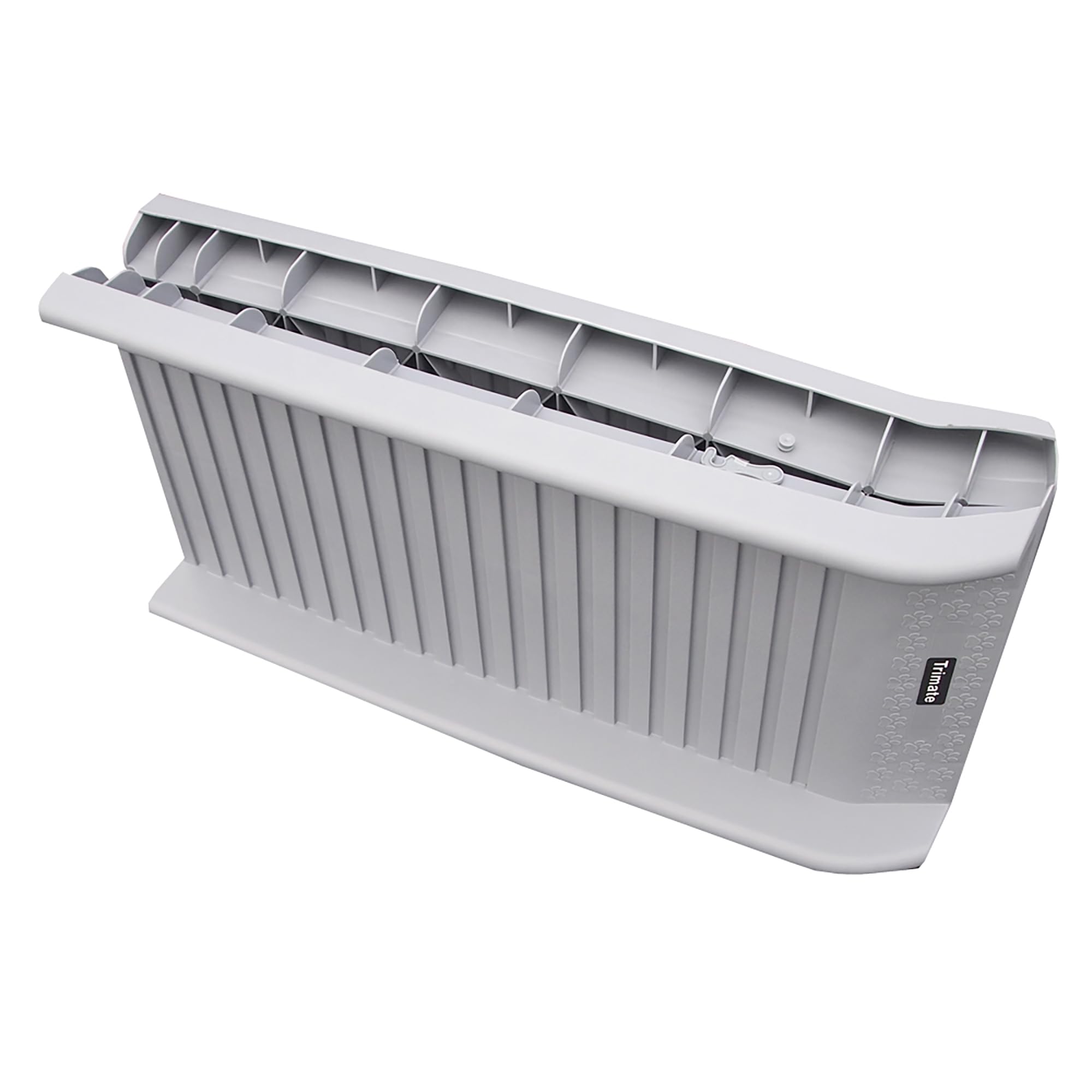 Trimate rampe avec traction antidérapante pour montée sécurisée.