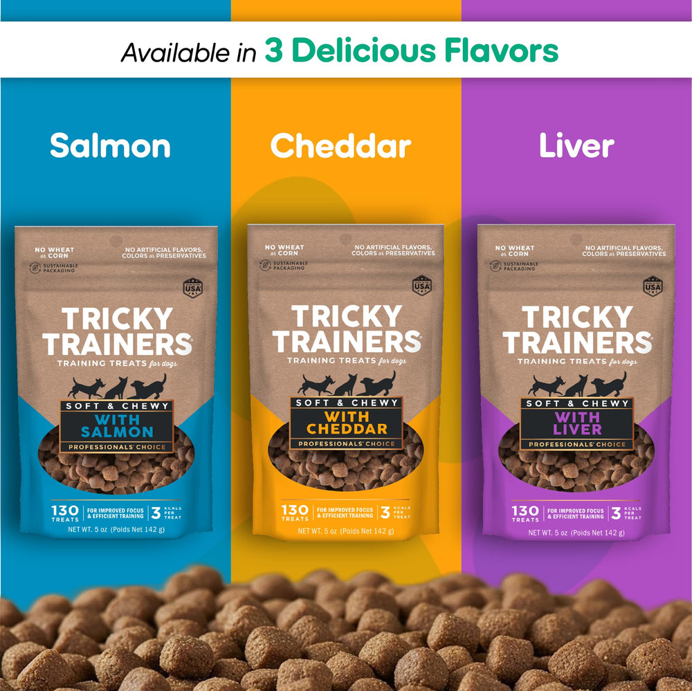 Trinity Treats – bouchées saumon moelleuses, stimulent l'attention pendant les sessions.