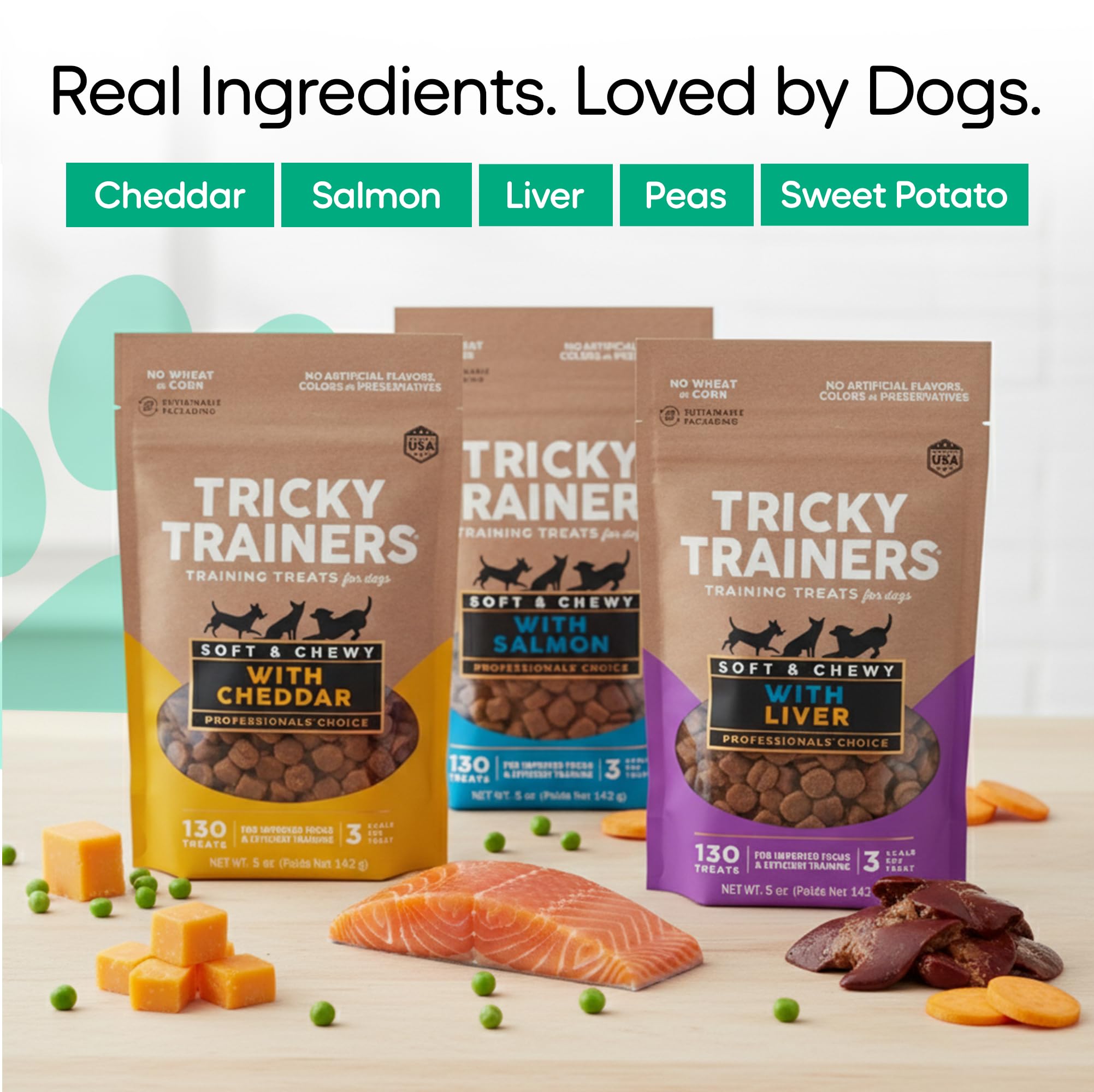 Trinity Treats – friandises foie tendres et légères pour petits plaisirs.
