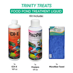 Trinity Treats PraziPro: bouteille eau douce 4 oz pour dosage simple