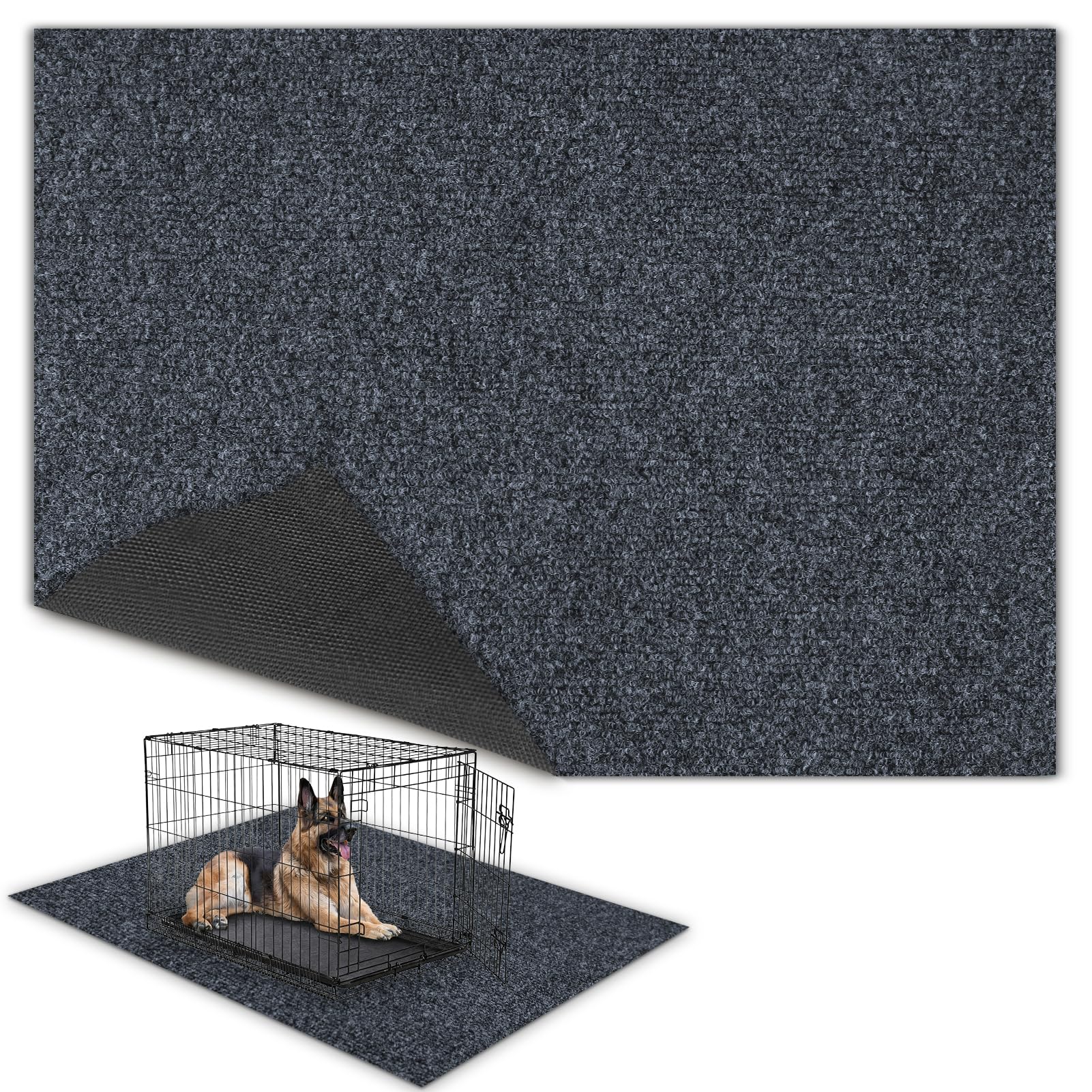 tapis-caisse-chien-xl imperméable et antidérapant protège les sols.