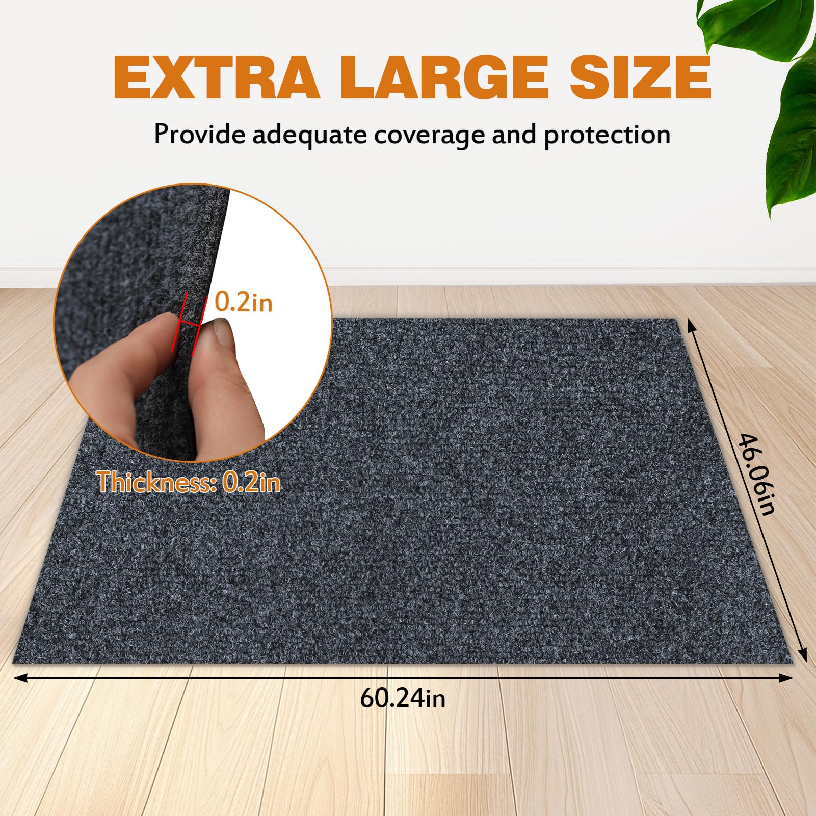 tapis-sous-cage-chien absorbant-imperméable absorbe l'humidité et évite les fuites.