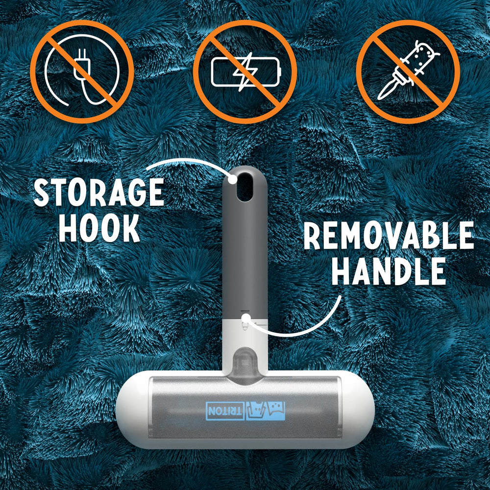 Triton-systeme-poils-emmagasinage, compartiment pratique pour vider les poils.