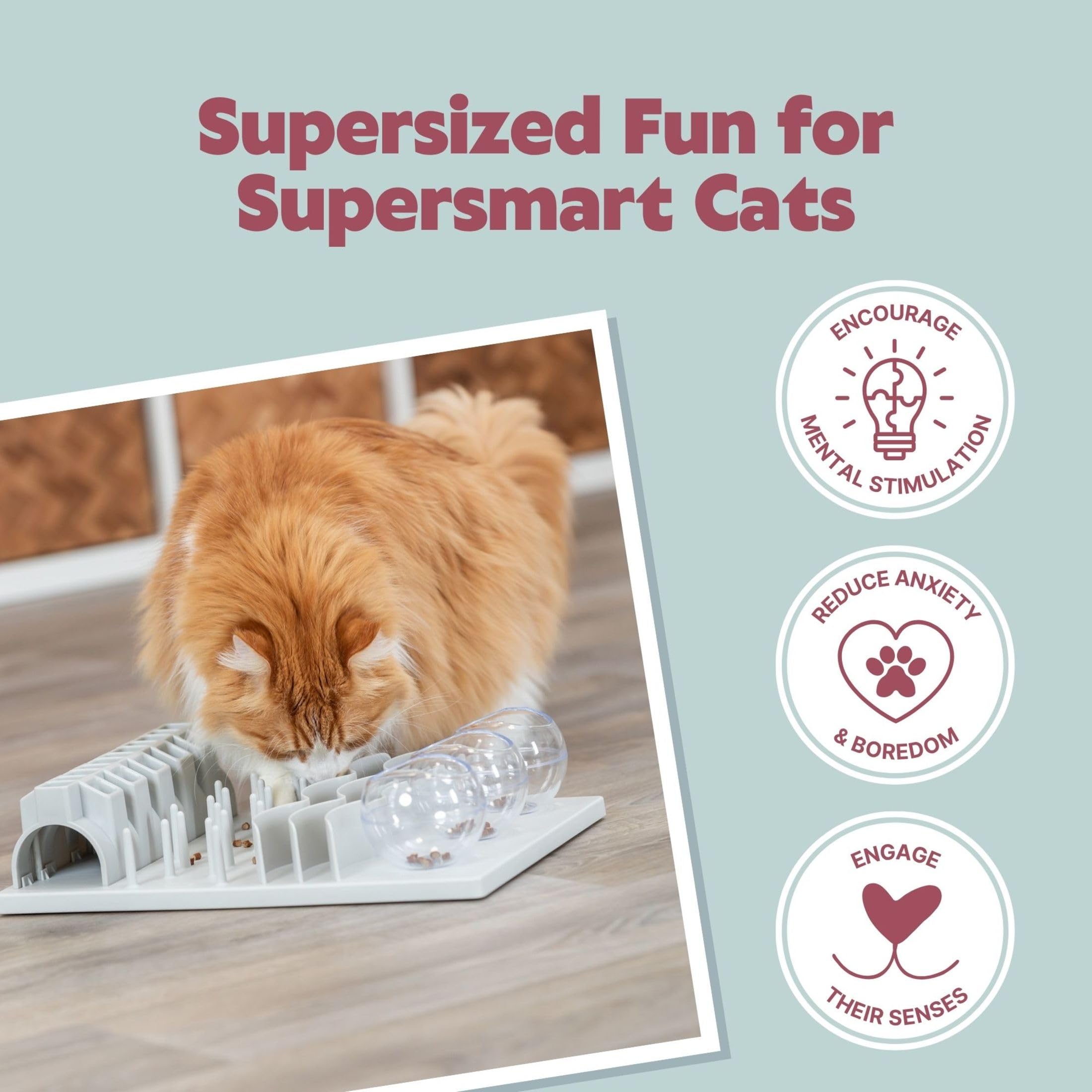 TRIXIE Fun Board XXL base anti-glisse pour rester en place pendant le jeu