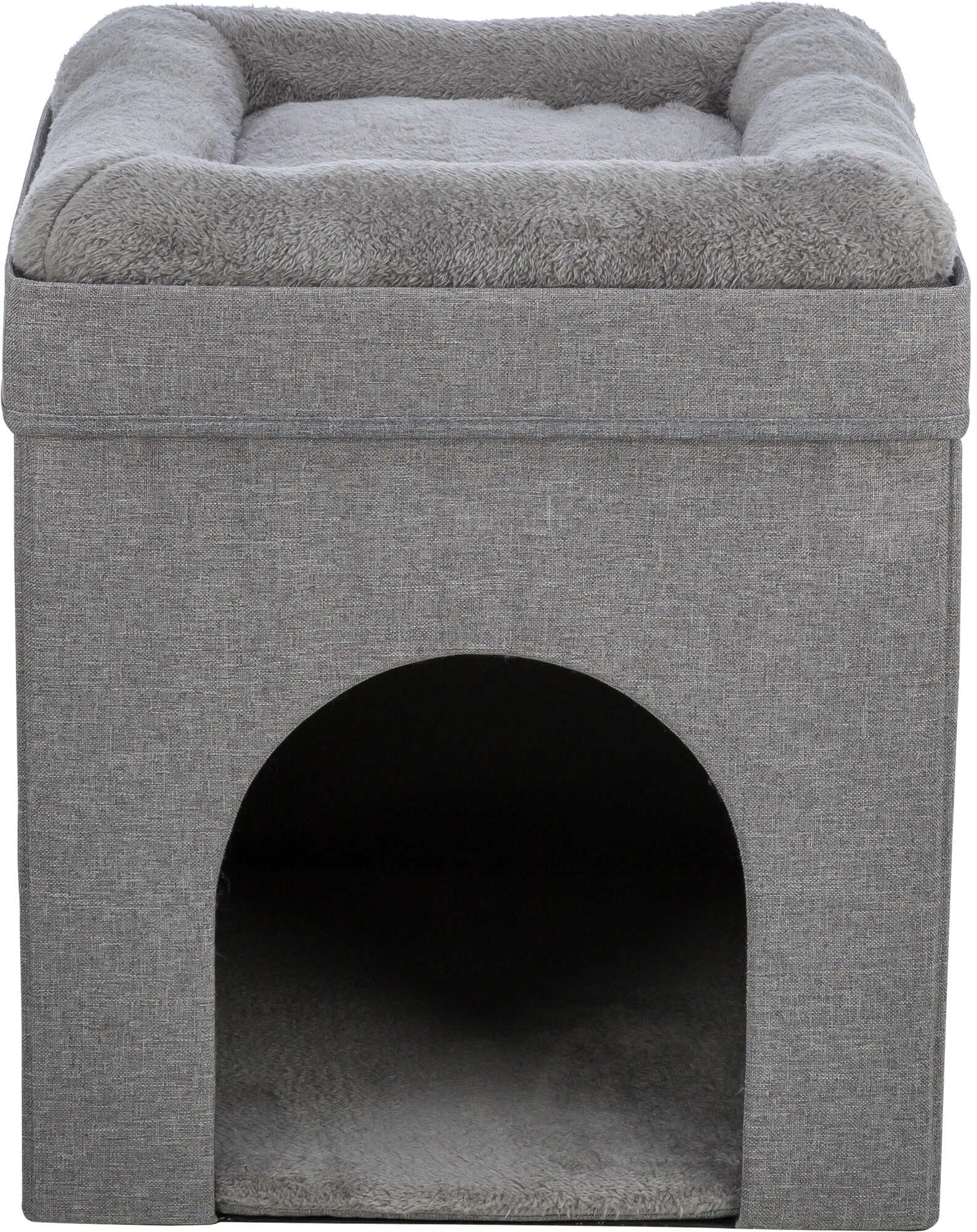 TRIXIE Crazy Cube avec surface sisal idéale pour griffes et jeux.