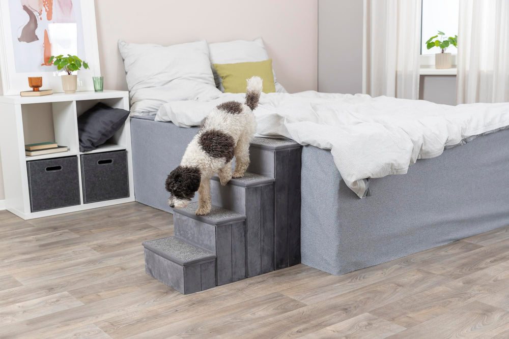 TRIXIE escaliers pliables avec rangement pour jouets