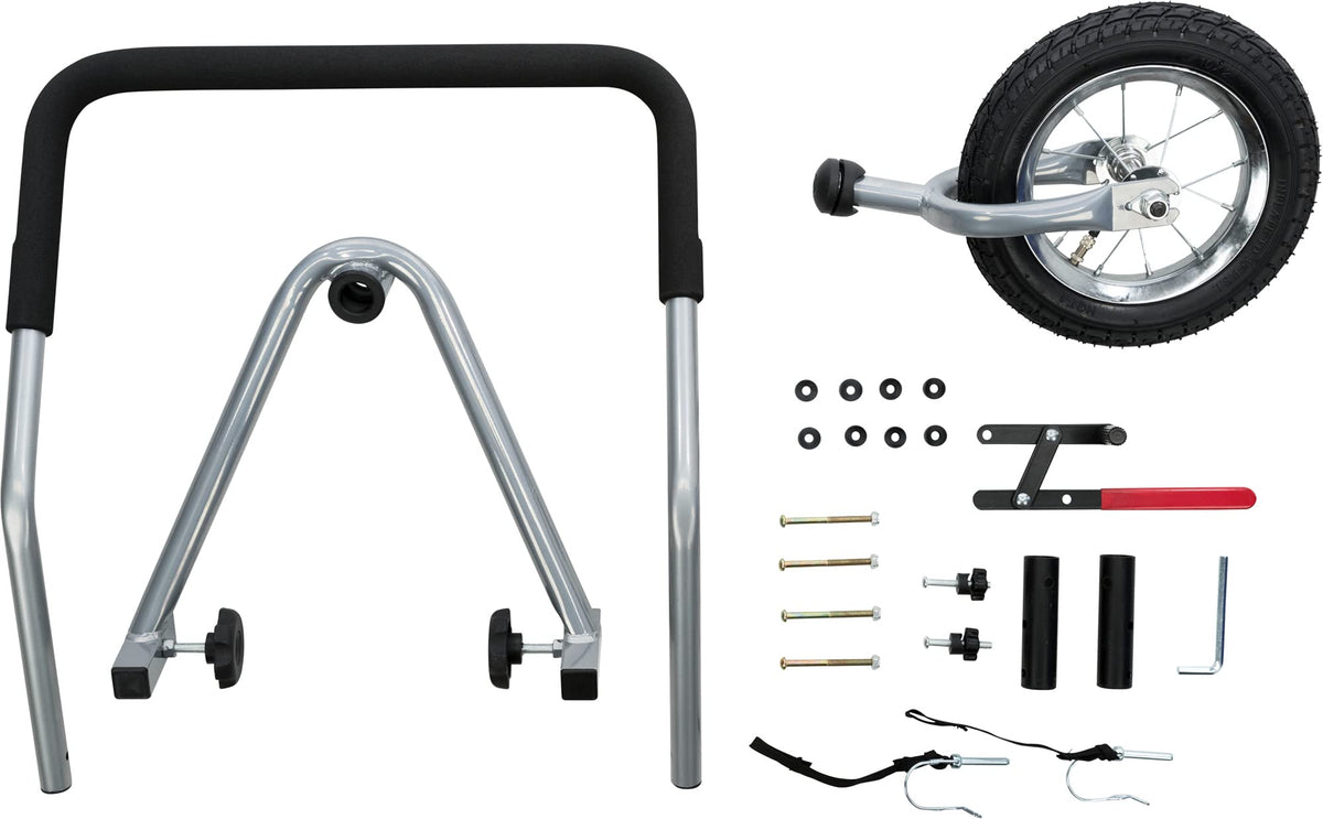 Kit de conversion TRIXIE transformant le trailer en poussette pour chien, prêt à l’emploi.