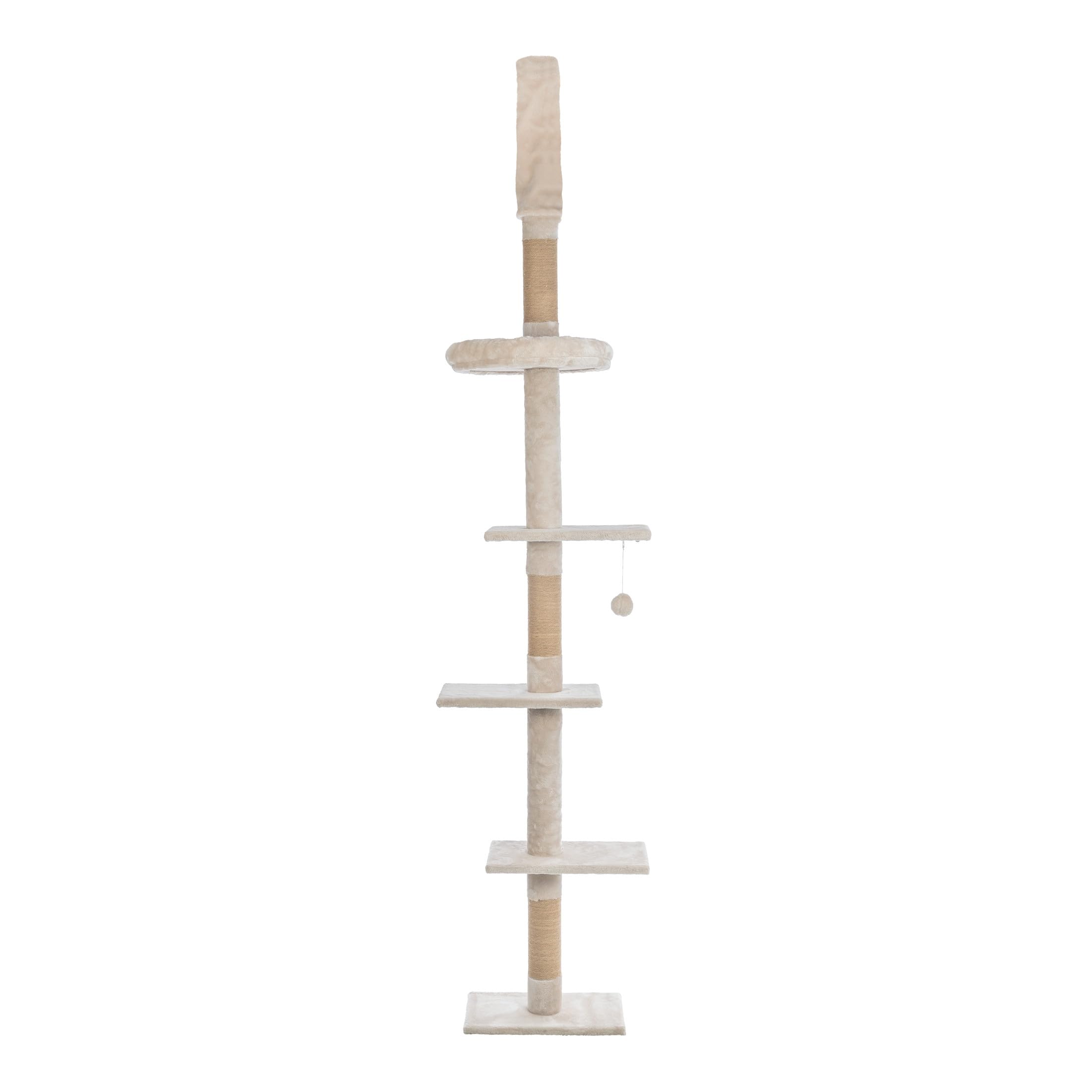 TRIXIE Kobe-arbre-chat-hauteur: espace d'escalade vertical sûr pour chats actifs.