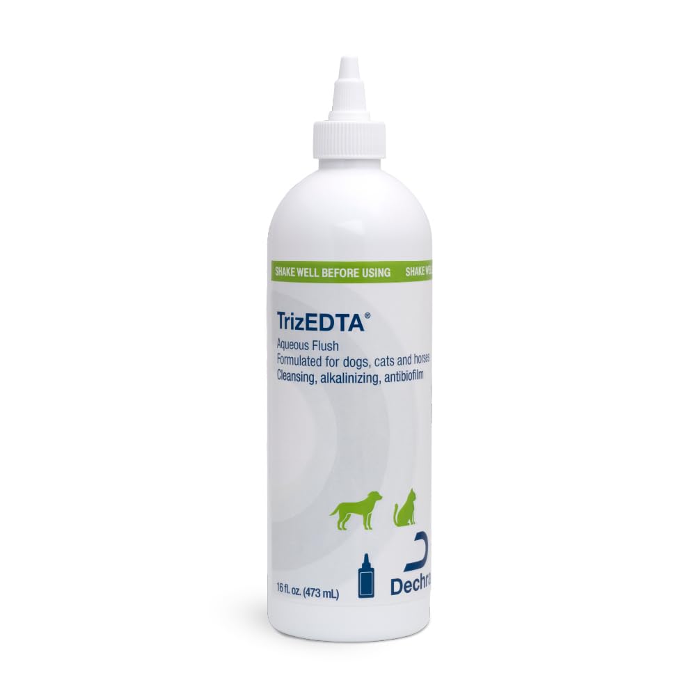 Bouteille TrizEDTA Aqueous Flush prête au nettoyage des oreilles.