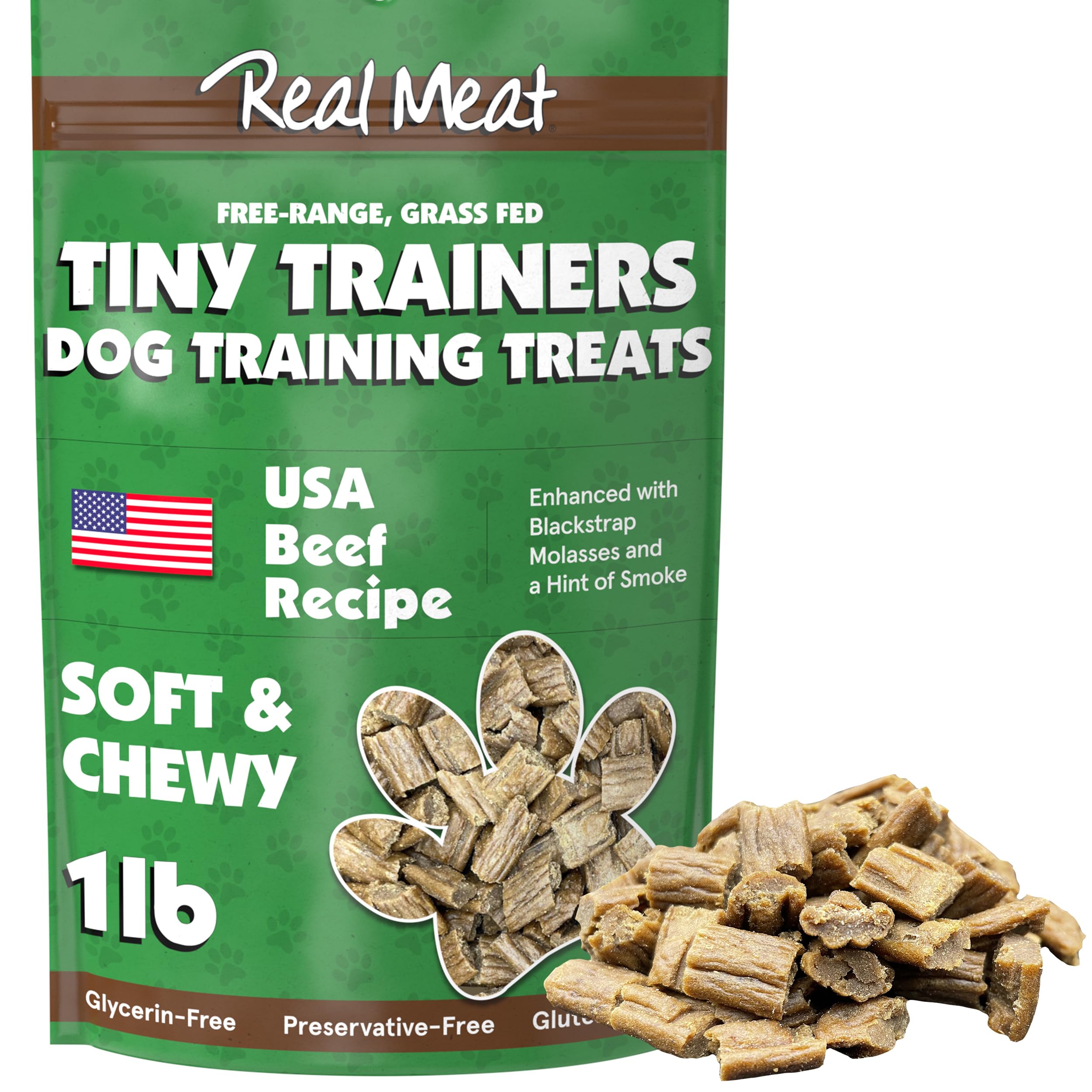 TRMC boeuf reel gourmand petites bouchees – parfaites pour le dressage et les recompenses.