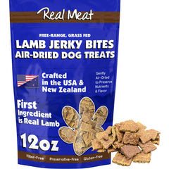 TRMC friandises chien jerky d'agneau, morceaux pratiques pour l'entraînement.