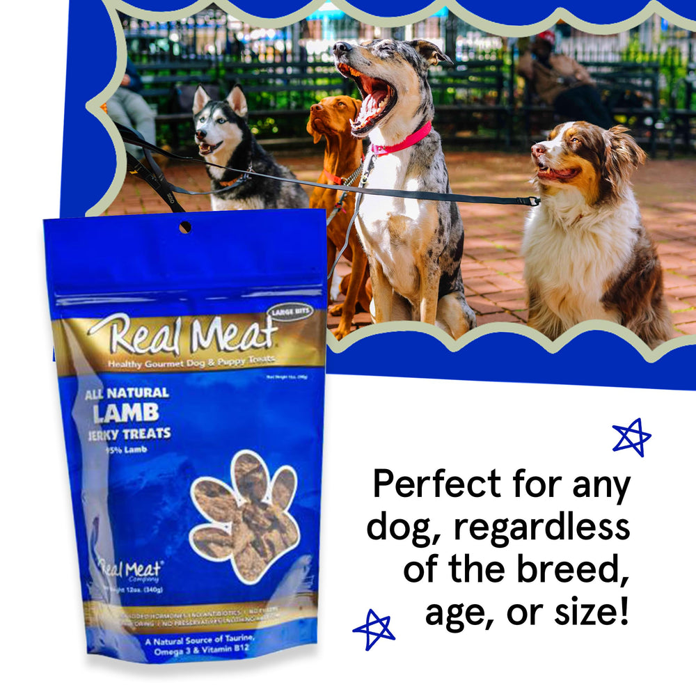 TRMC friandises chien agneau seche, protéines naturelles pour chien actif.