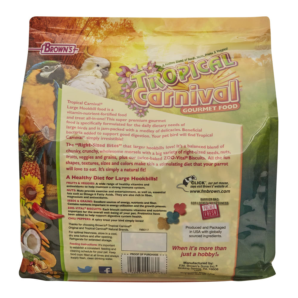 Mélange fruits et noix Tropical Carnival pour diète variée et nutritive.