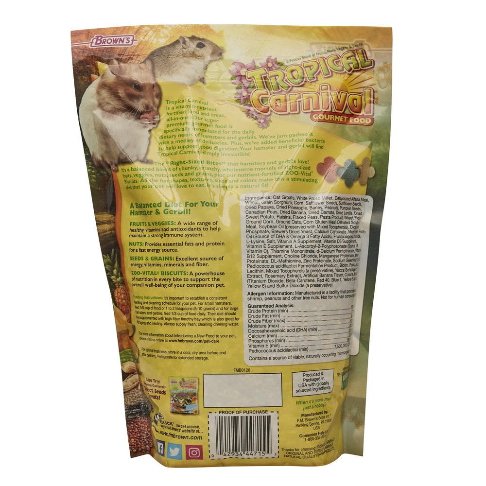 Mélange Tropical Carnival de graines et céréales pour une alimentation variée et équilibrée.