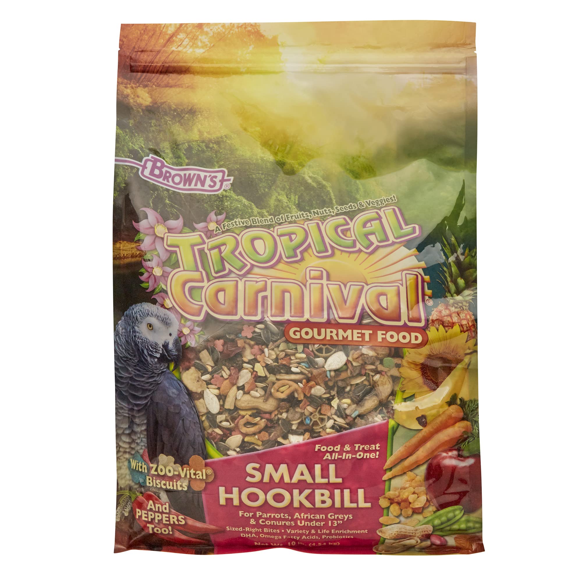 Tropical Carnival mélange fruits et noix pour l énergie des petits becs
