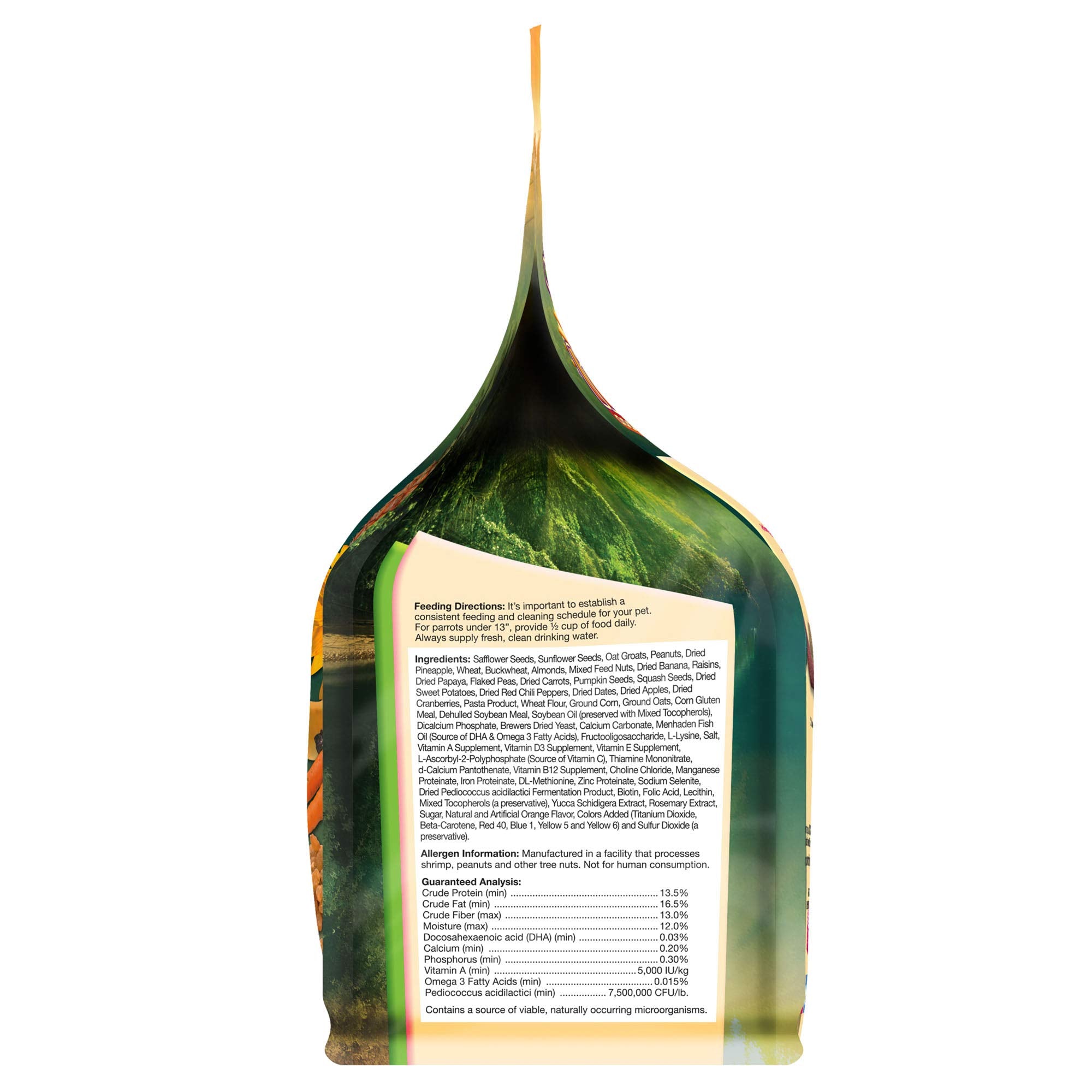 Tropical Carnival alimentation quotidienne vitaminée adaptee pour perroquets.