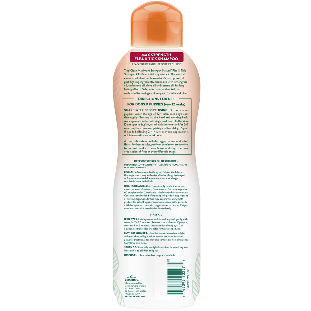 TropiClean Shampoing Chien: parfum citronnelle rafraîchissant