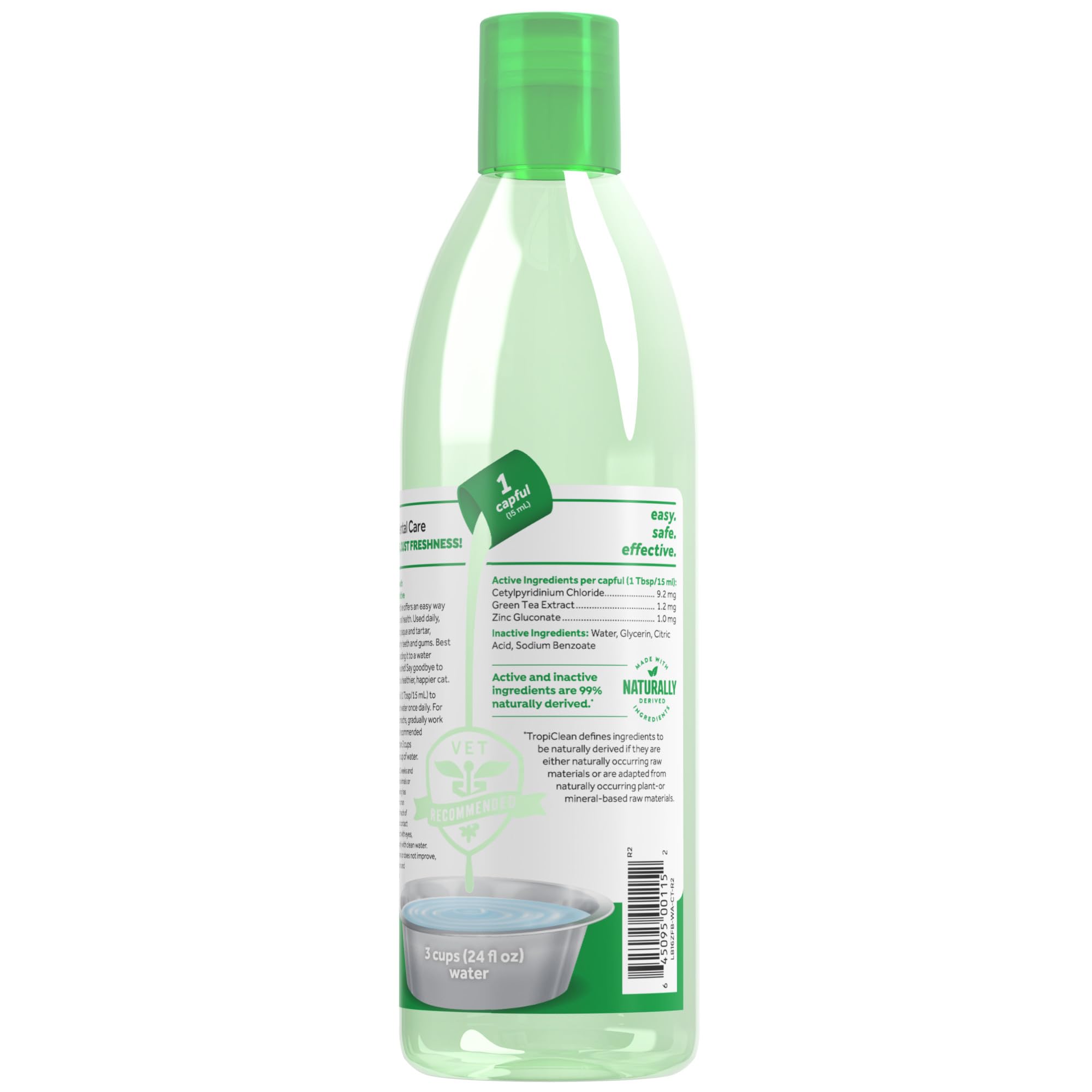 TropiClean: bouteille-16oz-chat, flacon pratique pour l usage quotidien.