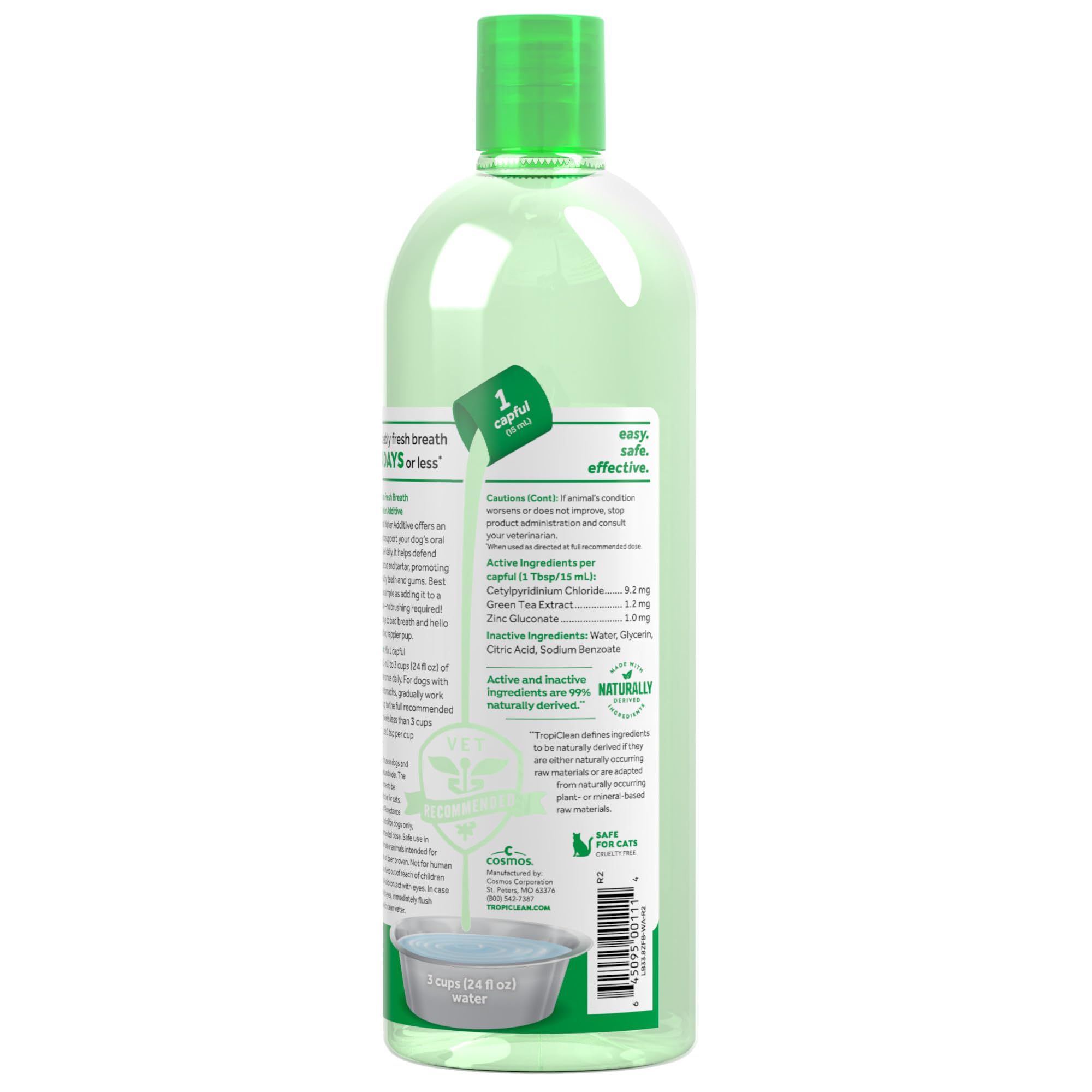 TropiClean bouteille 33-8oz: format généreux pour durer longtemps