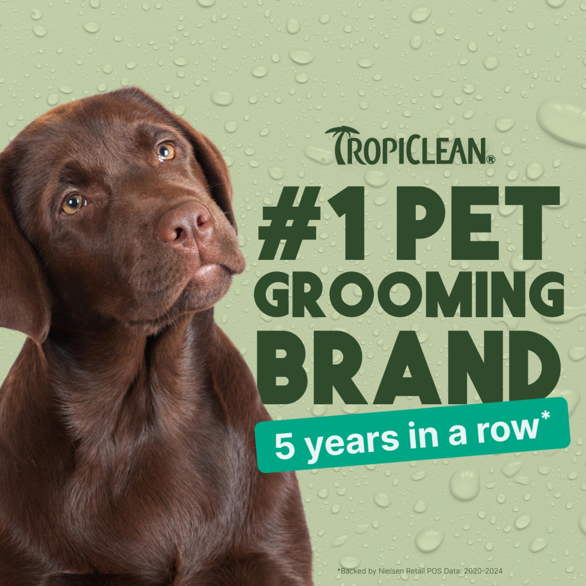 TropiClean bouteille 4oz : format pratique pour le soin régulier des oreilles.