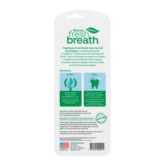 TropiClean brosse-dents tripleflex chiots: nettoyage en douceur des dents.