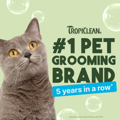 TropiClean Chat Poil Soyeux Après Shampoing: pelage doux et soyeux sans effort.