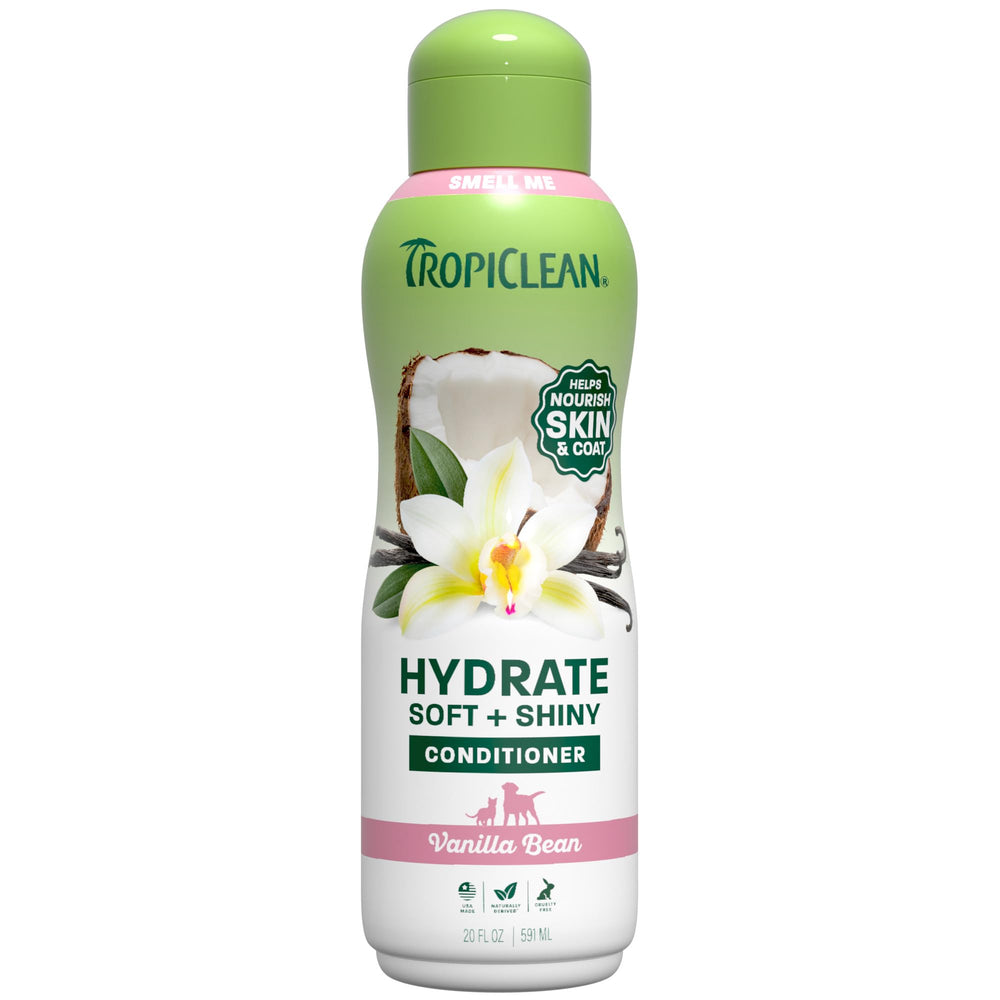 TropiClean – bouteille d’après-shampoing kiwi-cacao, démêlage efficace.