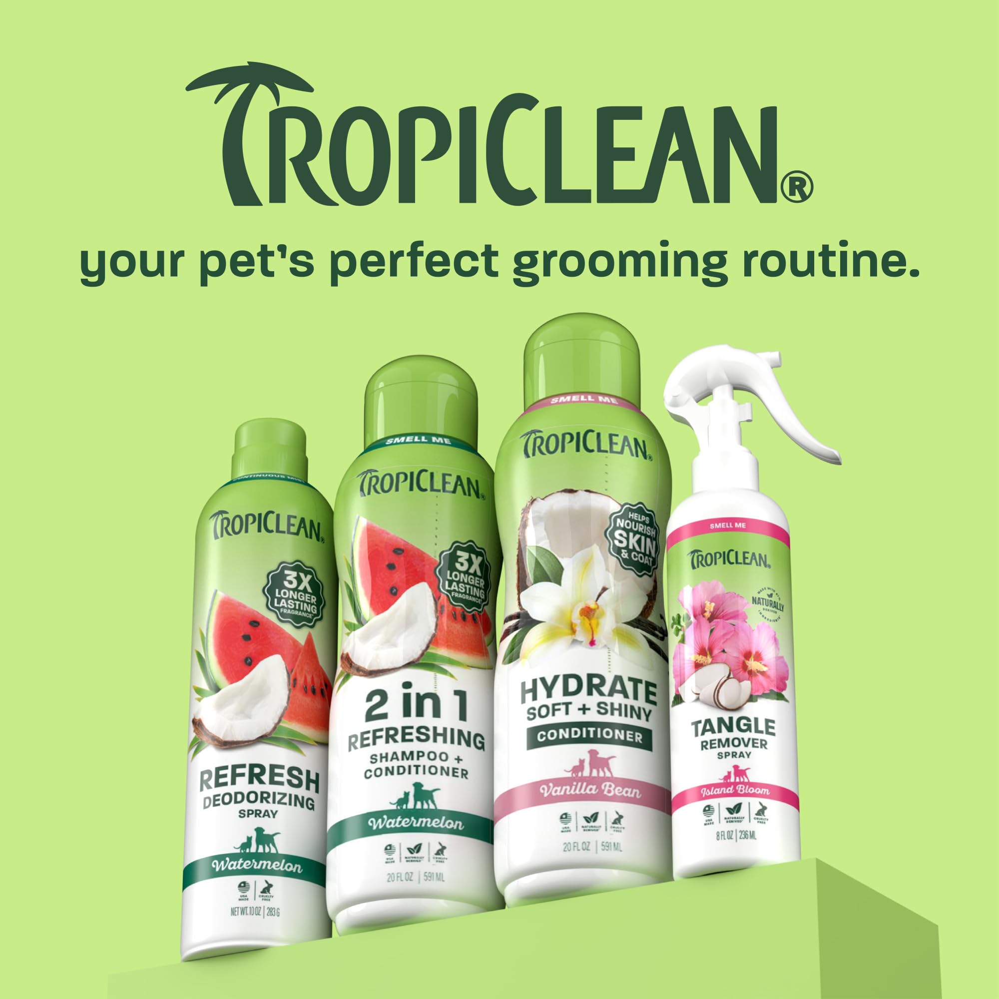 TropiClean – routine toilettage simple et sans cruauté.