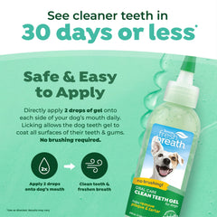 TropiClean dentifrice chien, sourire visiblement plus frais