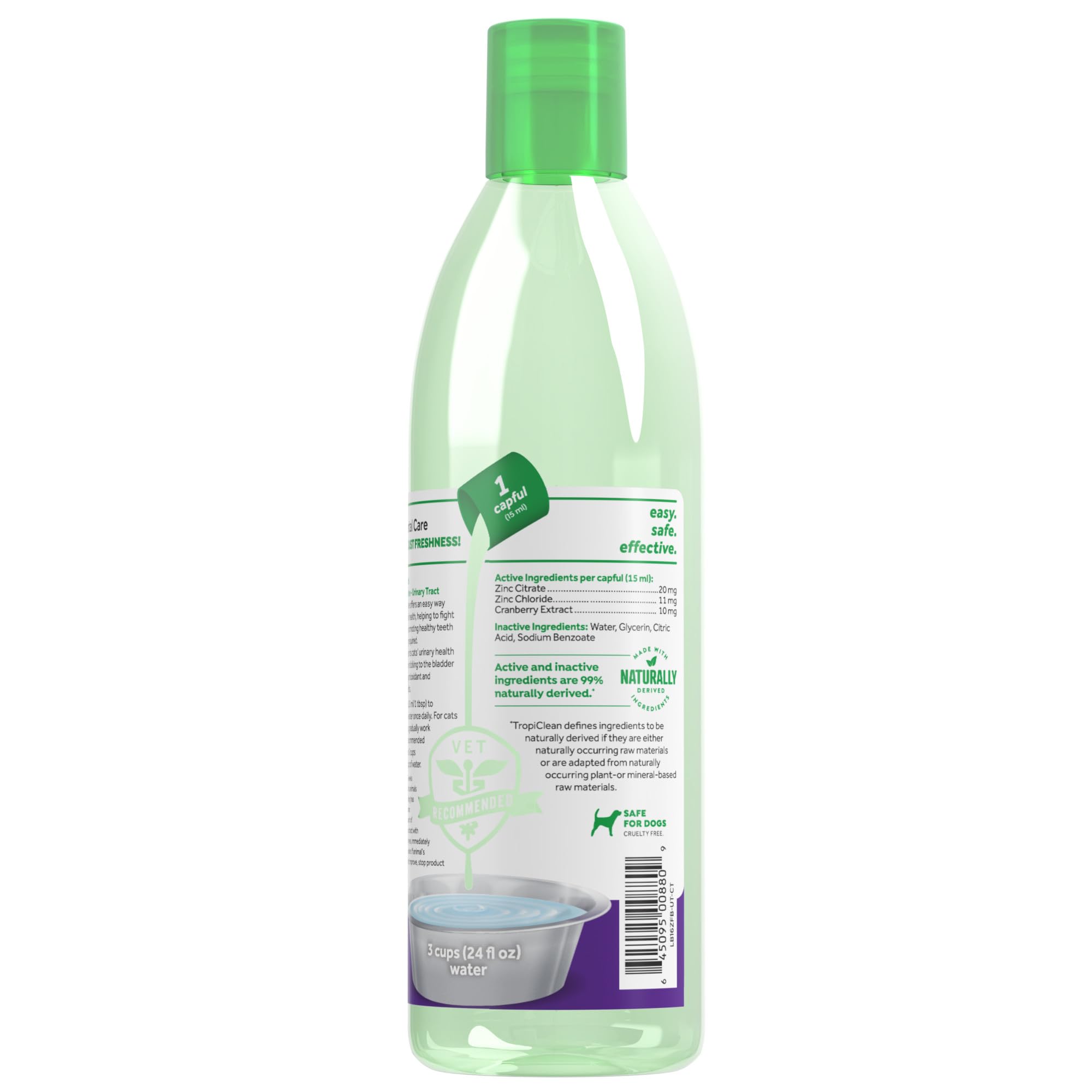 TropiClean – eau dentaire chat améliore l'haleine.