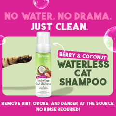Étiquette TropiClean Berry & Coconut – emballage clair pour choisir un soin naturel