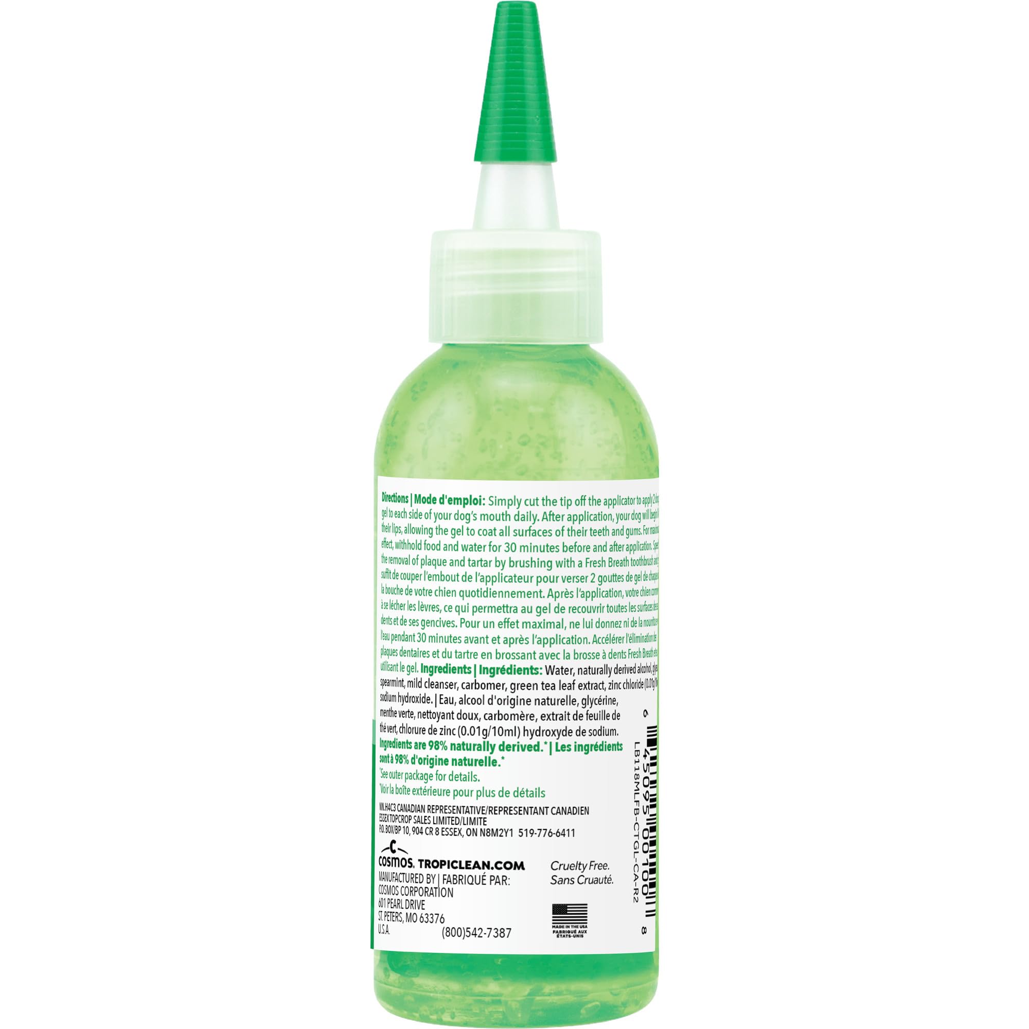 TropiClean formule naturelle, sans sulfates et parabènes