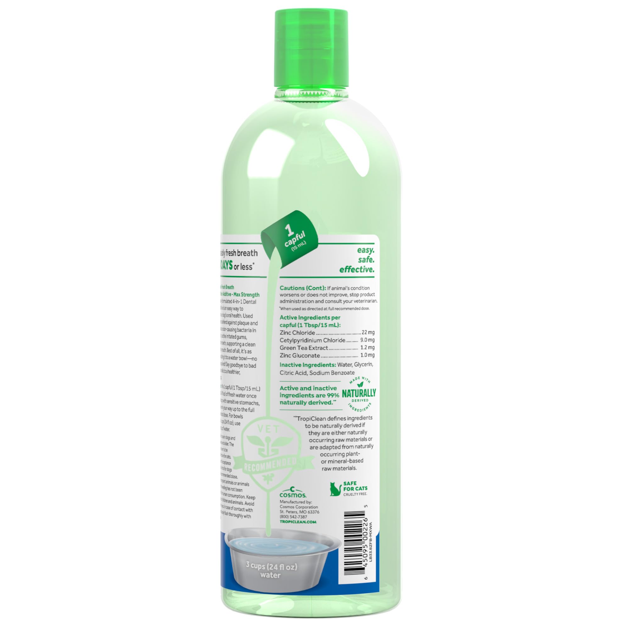 TropiClean Fresh Breath: routine d’hygiène buccale quotidienne pour chiens.