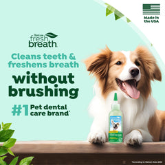 Gel dentaire TropiClean chien, application sans brosse facilitée