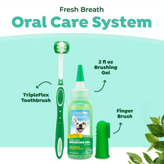 TropiClean gel dentifrice chiots: brossage doux et efficace.