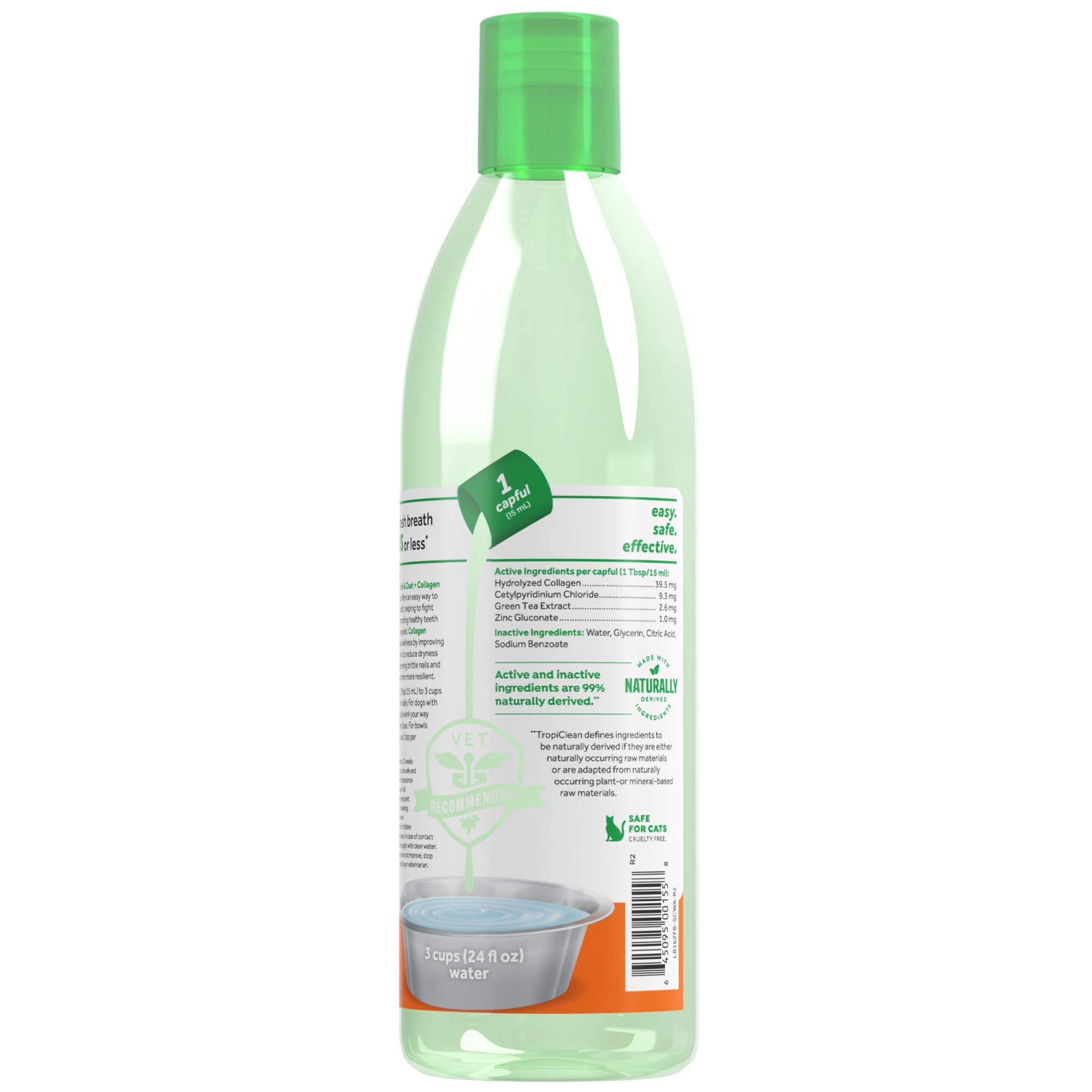 TropiClean haleine fraîche et peau saine grâce aux oméga.