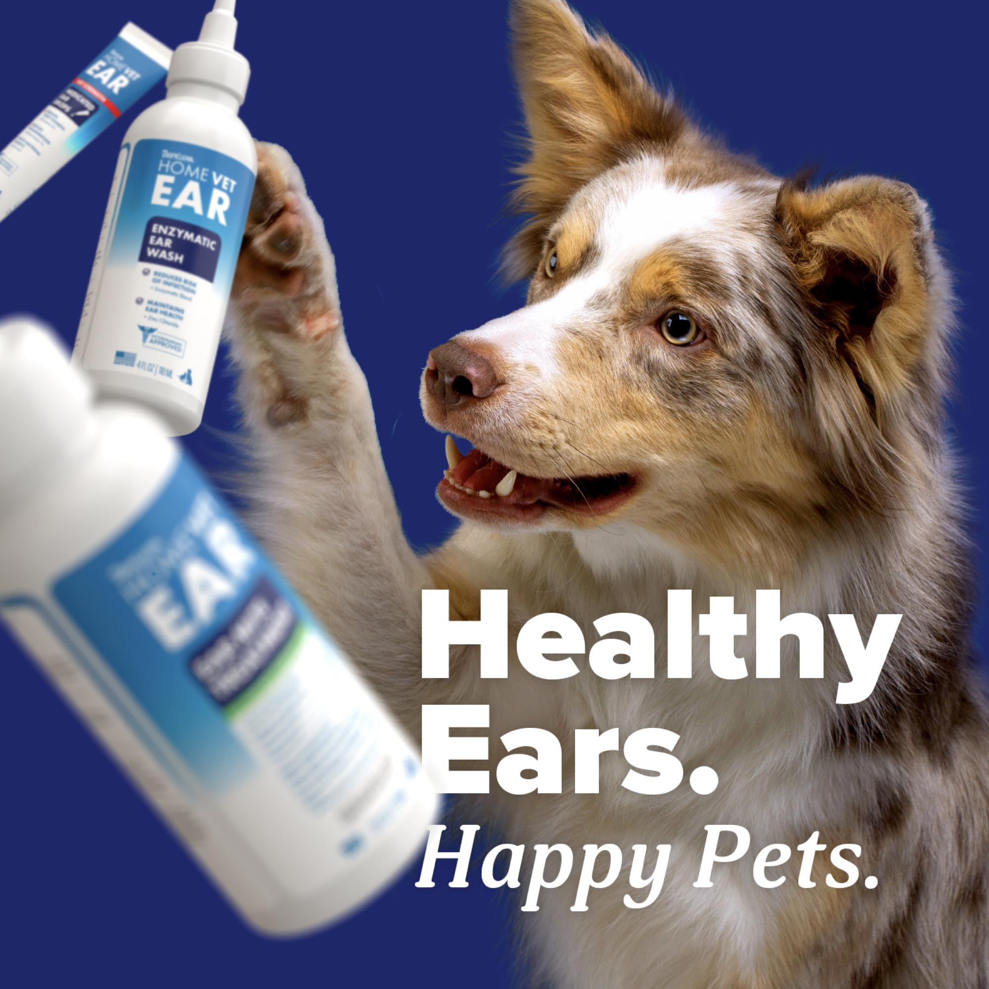TropiClean HomeVet Apaisement irritations oreilles – confort pour les animaux
