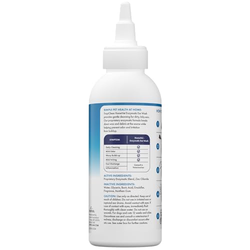 TropiClean HomeVet bouchon compte-gouttes précis pour dosage facile.
