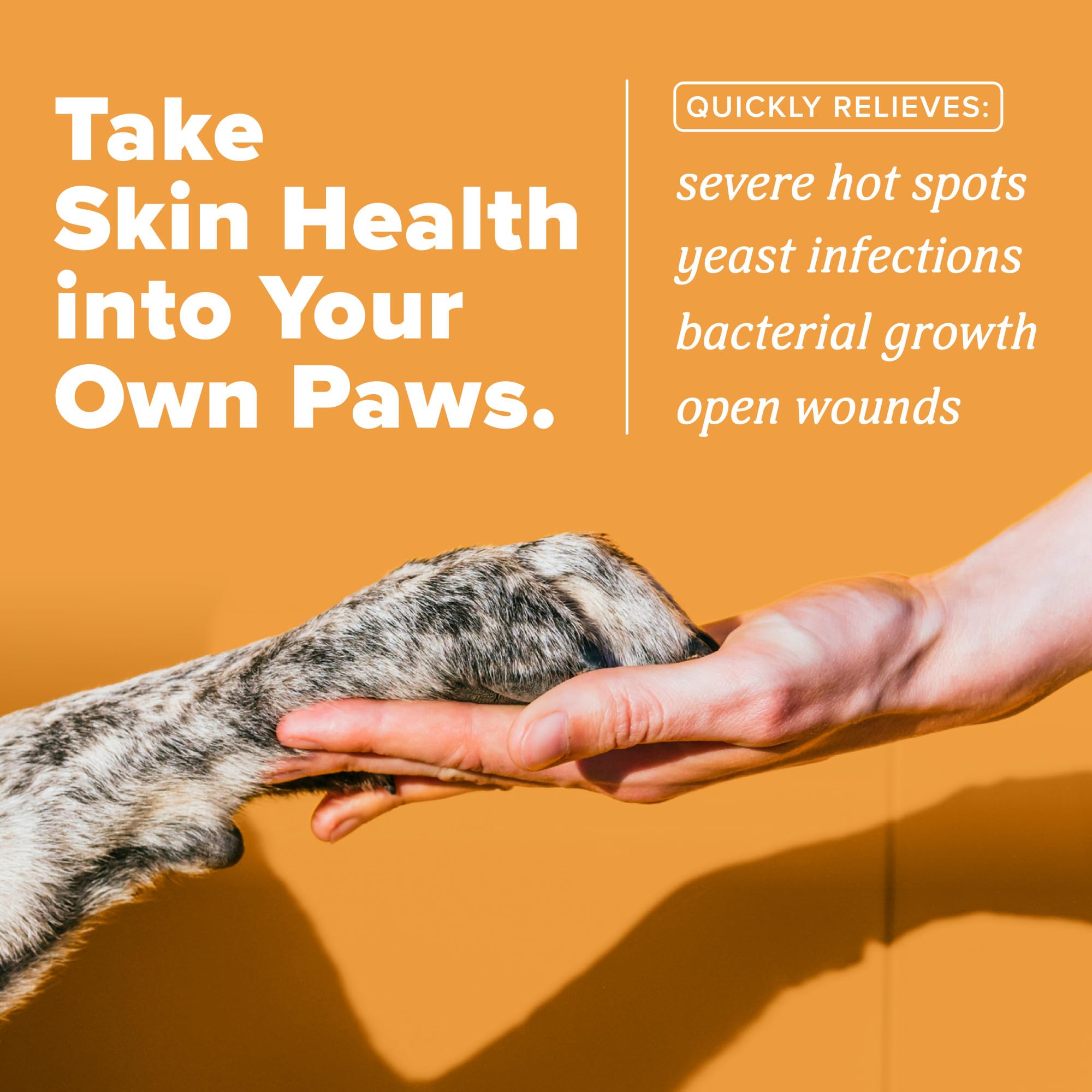 TropiClean HomeVet crème pour peau irritée chez le chien, confort rapide