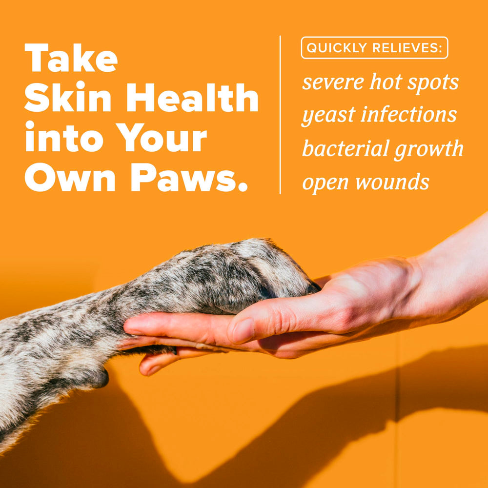 TropiClean HomeVet crème pour peau irritée chez le chien, confort rapide