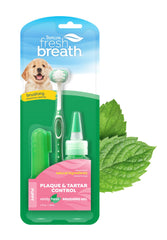 TropiClean kit-brossage chiots: facilite le brossage quotidien.
