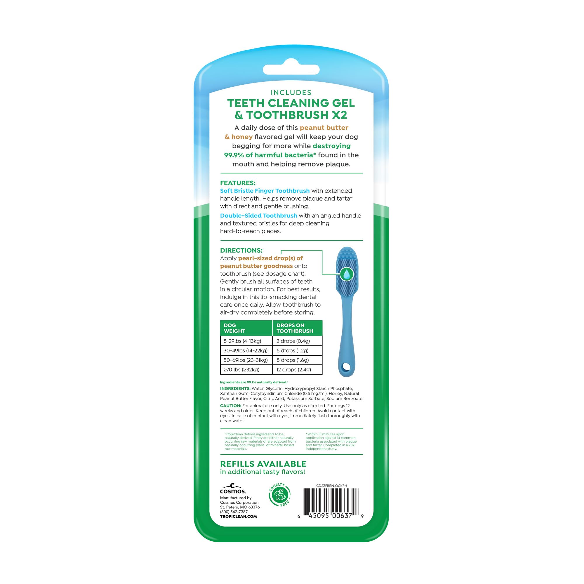 TropiClean kit soin dentaire chien prêt à démarrer l'hygiène buccale