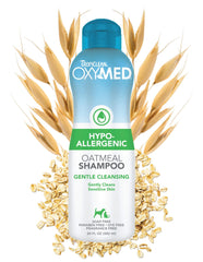 TropiClean OxyMed – Bouteille de shampooing, douceur pour peau sensible