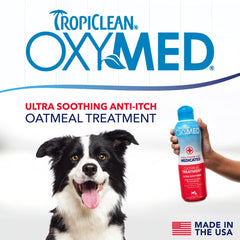 Oxymed TropiClean – crème, application douce sur pelage irrité.