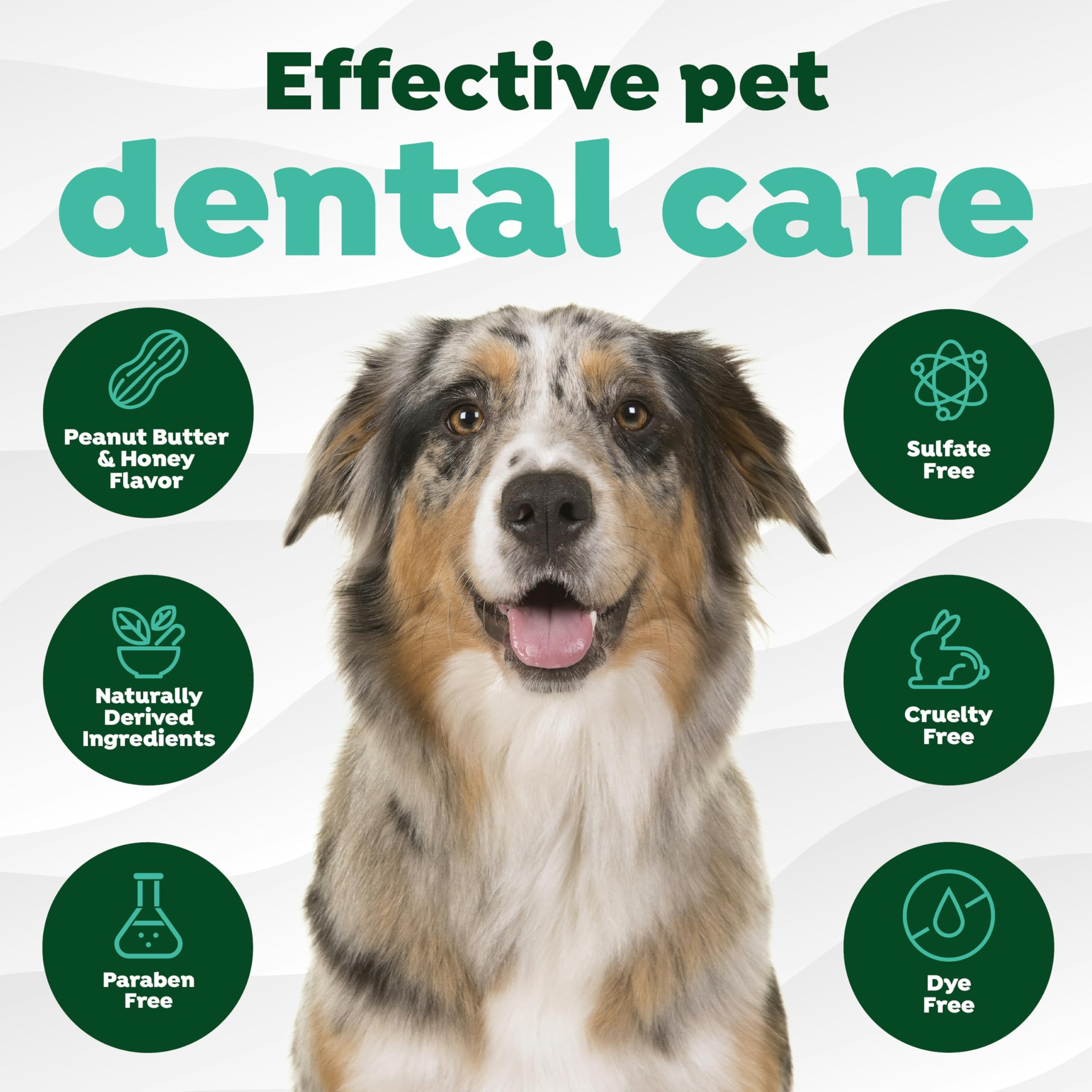 Pâte dentifrice sans sulfates ni colorants pour une utilisation sûre.