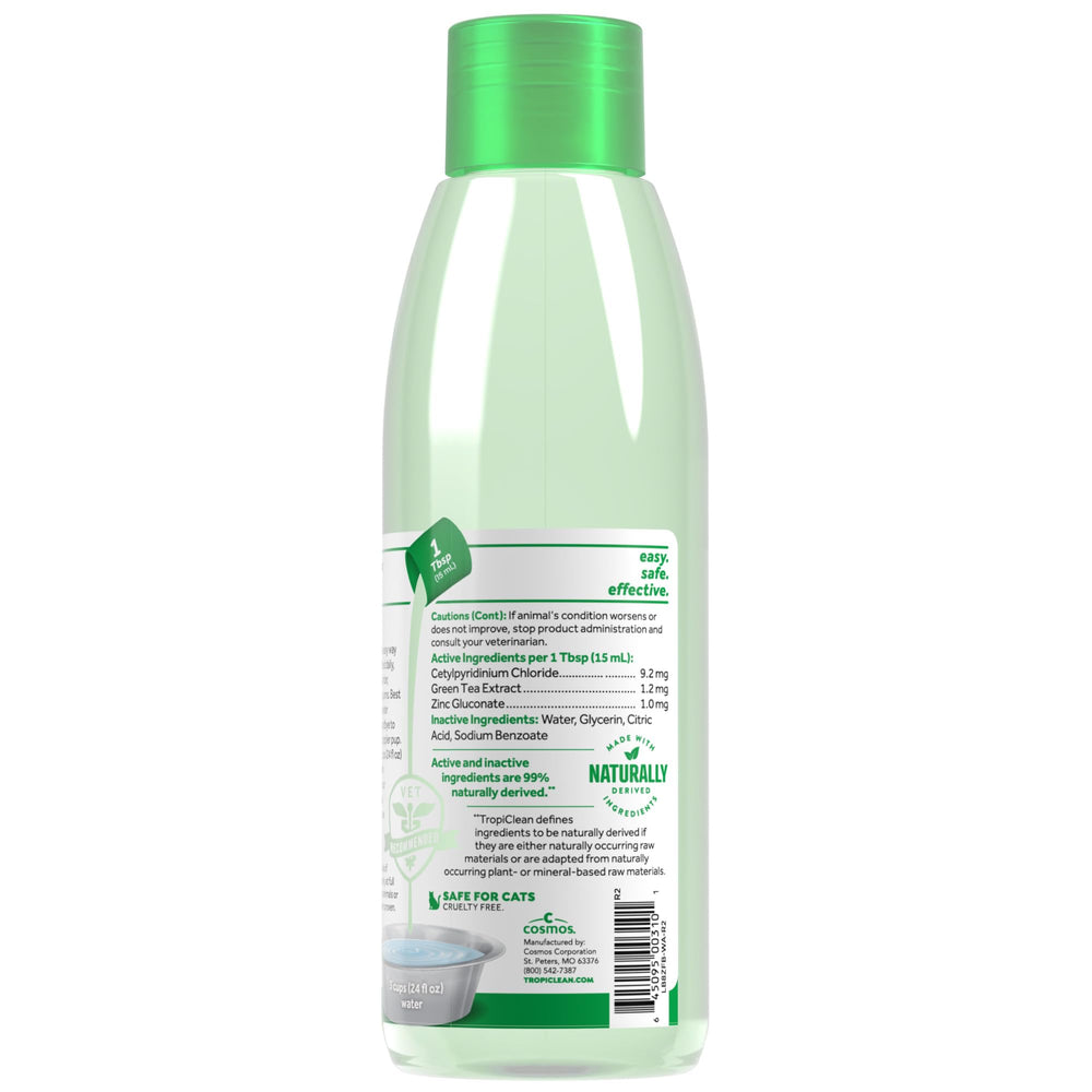 TropiClean Pour Chien 12 Semaines et Plus — bouteille, usage sûr dès 12 semaines.