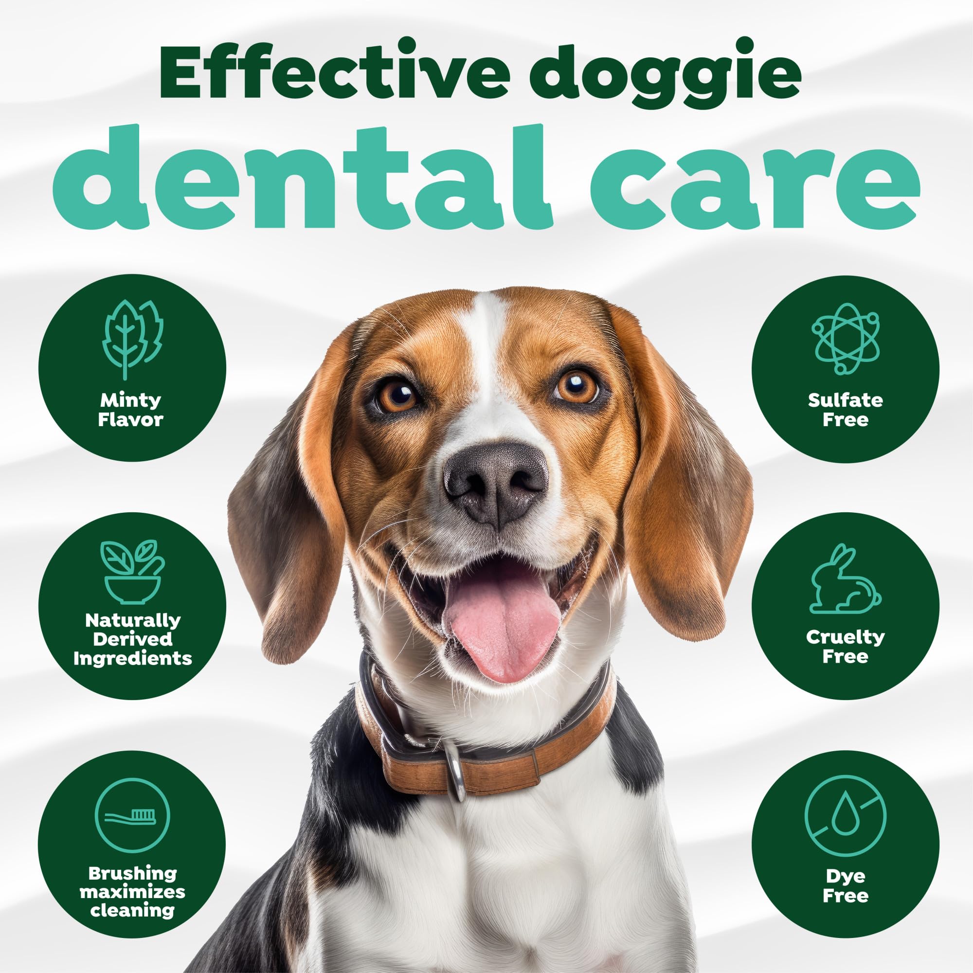 TropiClean routine-dent-chien-quotidienne, brossage régulier pour des dents propres.