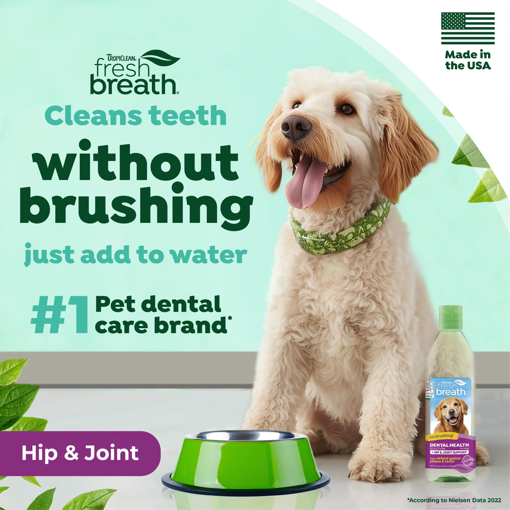 TropiClean Soutien articulations hanches chien, mobilité potentiellement améliorée