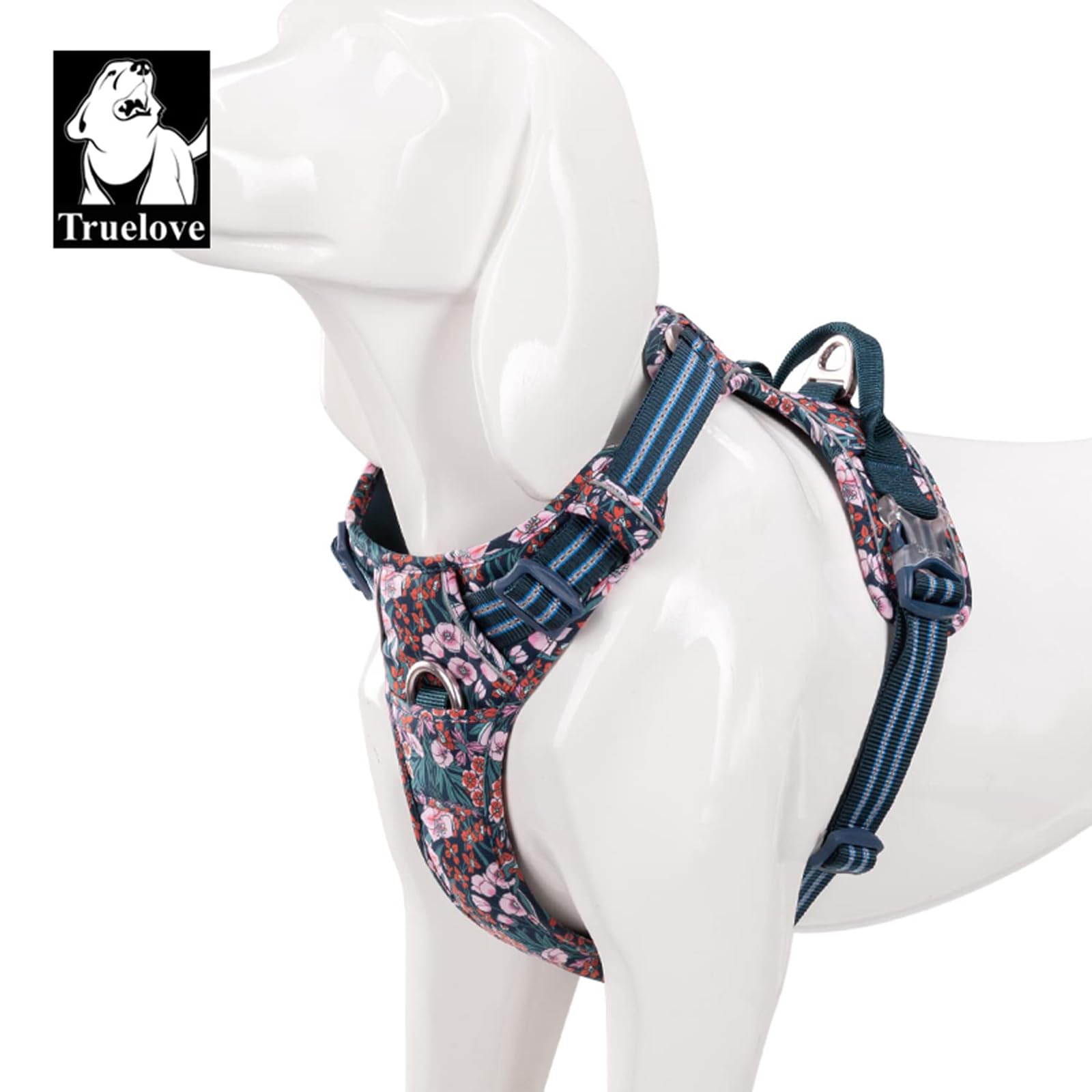 TRUE LOVE harnais rembourré poitrine et ventre, confort durable.