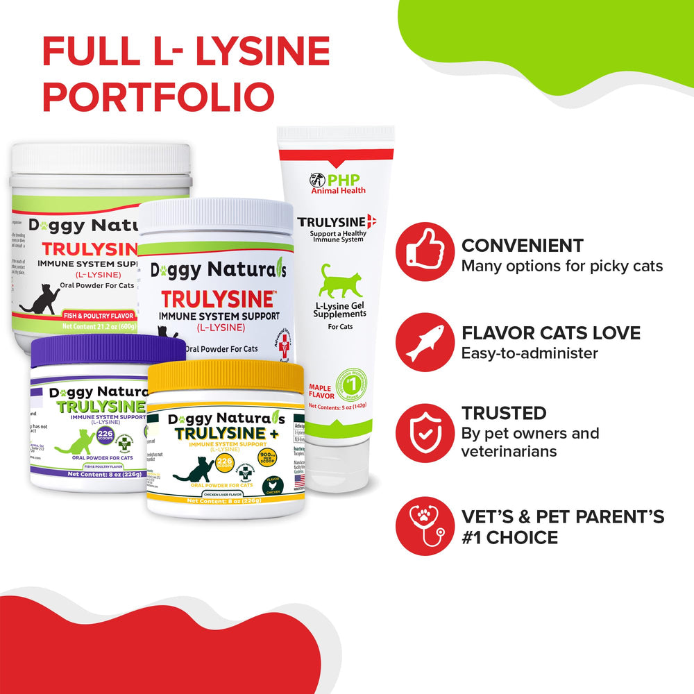 Texture douce de Trulysine Lysine Gel pour chat, expérience d’application agréable.